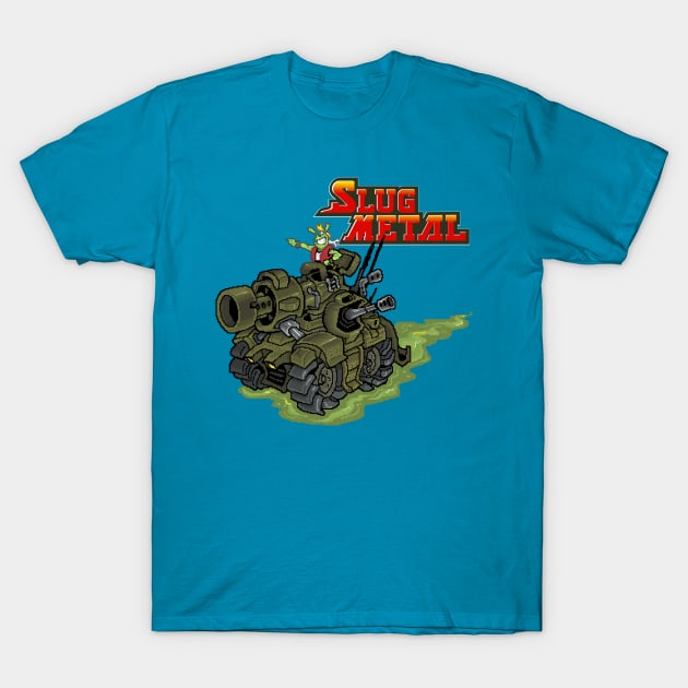 Slug Metal T-Shirt by Figzy